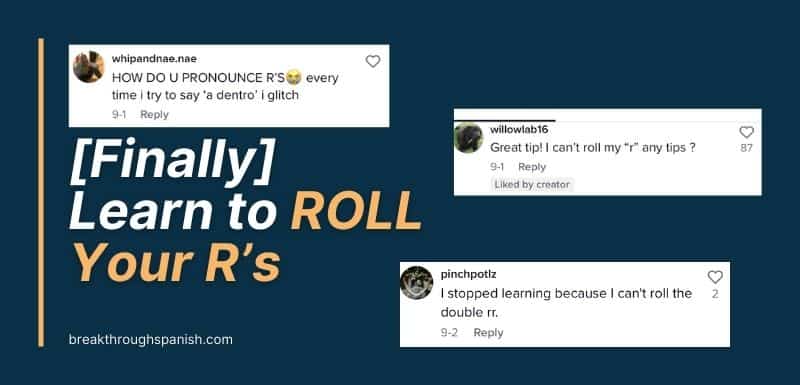 Learn to Roll your Rs in Spanish